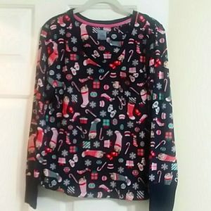 Christmas pajamas with adorable puppies